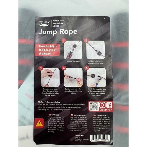 Mr.‎ Pen Adjustable Jump Rope - Picture 2 of 4